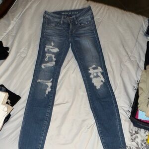 American Eagle Outfitters Women's Blue Jeans